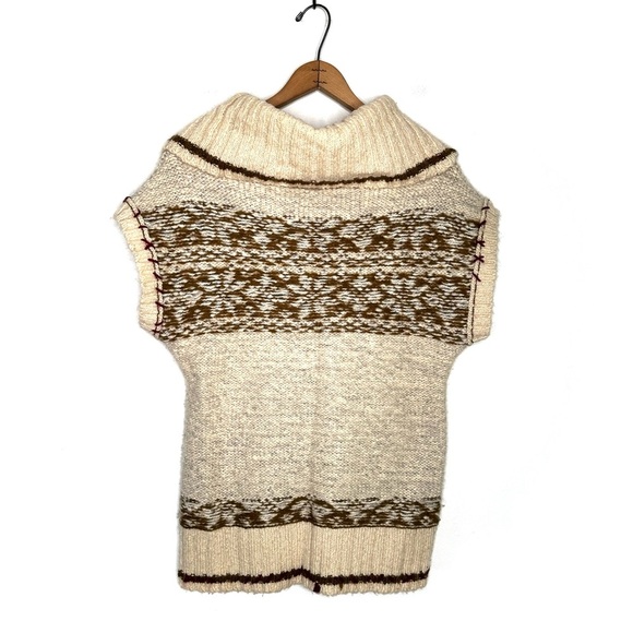 Fee People | Snow Drift Fair Isle Cowl Neck Sweater Size Small - Picture 4 of 6